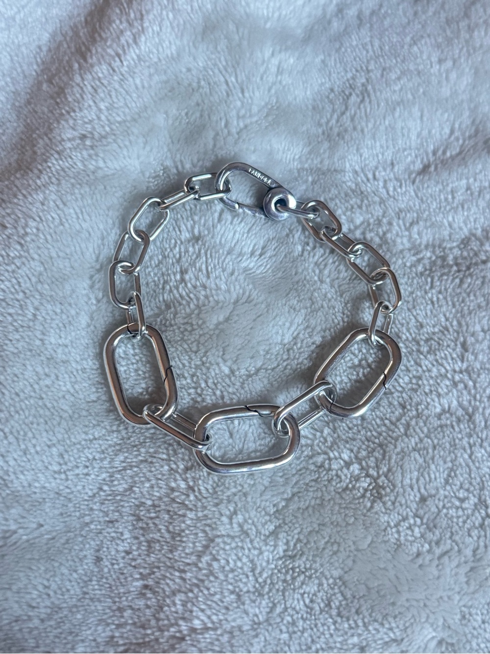 Pandora silver charm bracelet
